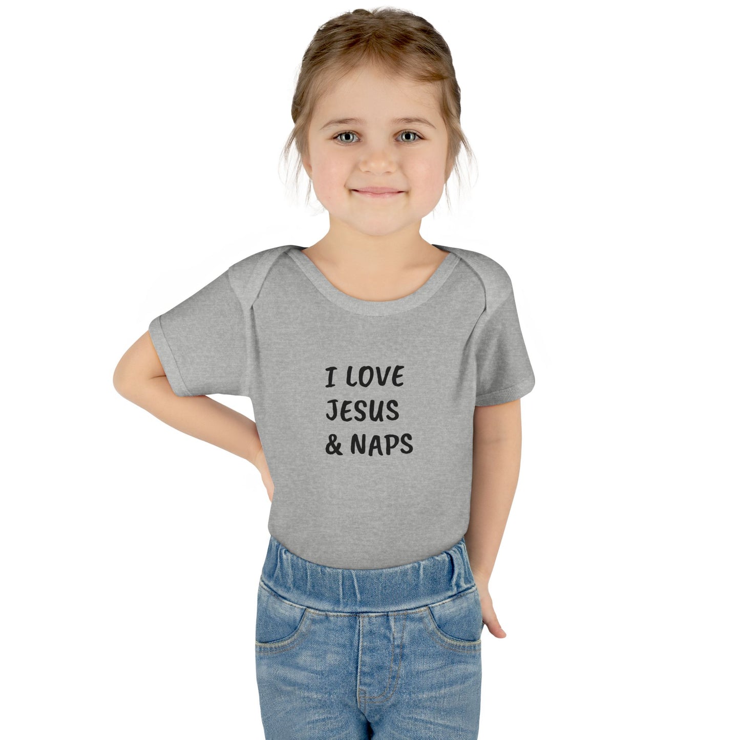 I Love Jesus & Naps Bodysuit