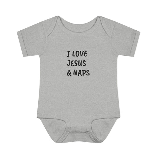 I Love Jesus & Naps Bodysuit