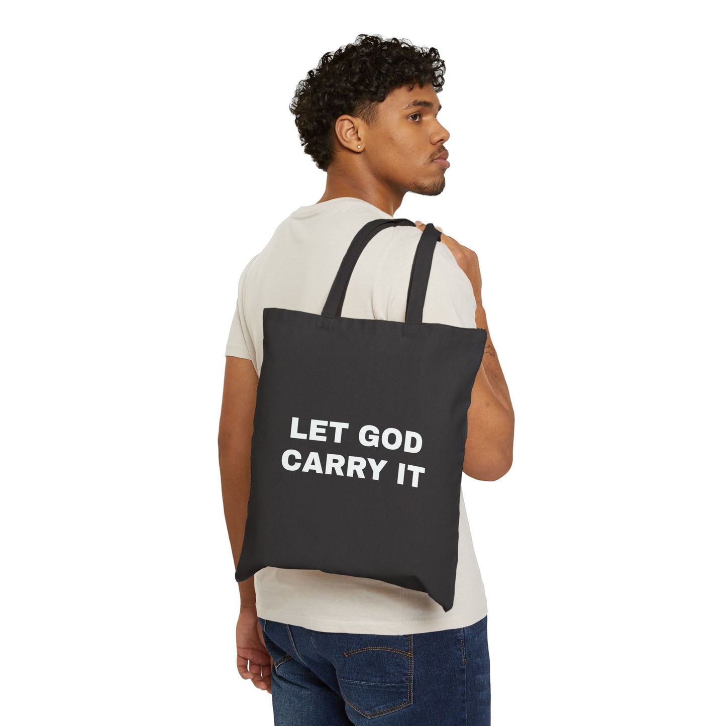 Let God Carry It Tote Bag
